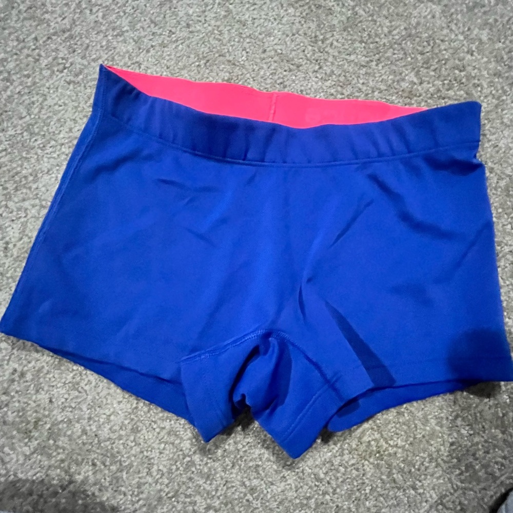 New balance royal blue spandex shorts
